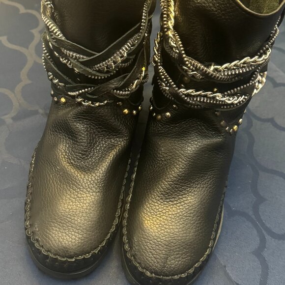 Karma of Charme Italian leather boho boots ~ 40 - Picture 6 of 13